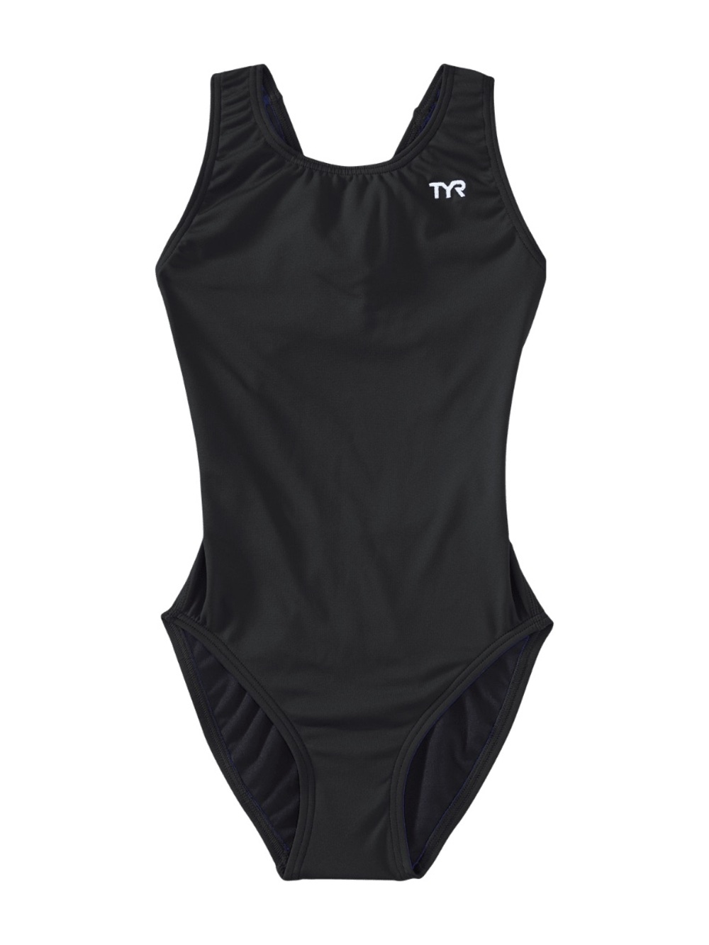 TYR Girl’s Durafast One Maxifit Black One-Piece Swimsuit